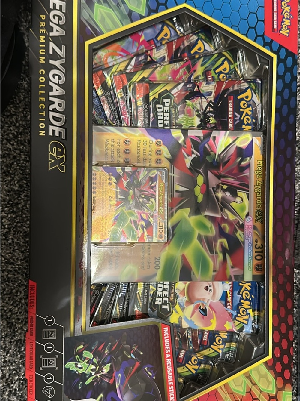 Pokémon Mega Zygarde ex Premium Collection - Black & Green